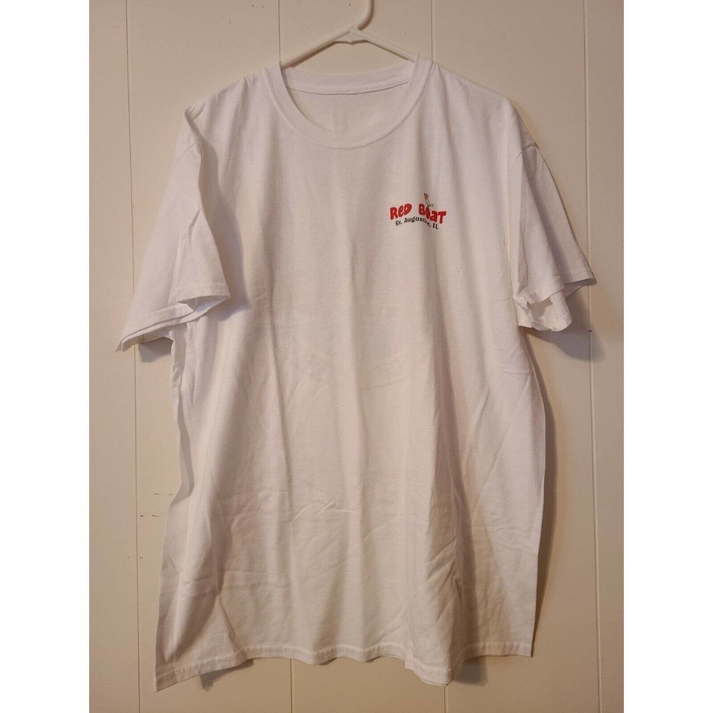 Mens Red boat Saint Augustine FL s/s T-Shirt, Size 2XL (i)